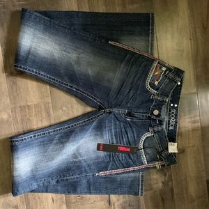 Rock and roll cowgirl Mid rise jeans sz 26/34 NWT